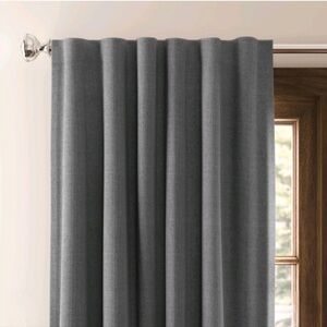 Threshold Charcoal Curtain Panel